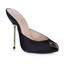 Silk Like Satin Pumps/Heels Stiletto Heel Office & Career Peep Toe Girls' Average
