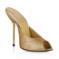 Average Slippers Sequined Cloth/Sparkling Glitter Stiletto Heel Outdoor Women's Round Toe