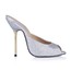 Average Slippers Sequined Cloth/Sparkling Glitter Stiletto Heel Outdoor Women's Round Toe
