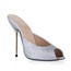 Average Slippers Sequined Cloth/Sparkling Glitter Stiletto Heel Outdoor Women's Round Toe