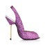 Women's Wedding Shoes Silk Like Satin Outdoor Peep Toe Average Sparkling Glitter