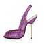 Women's Wedding Shoes Silk Like Satin Outdoor Peep Toe Average Sparkling Glitter
