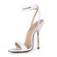 Opalescent Lacquers Wedding Shoes Girls' Stiletto Heel Buckle Average Pointed Toe