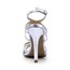 Average Wedding Shoes Girls' Stiletto Heel Braided Strap PU Sandals