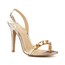 Stiletto Heel Wedding Shoes Open Toe PU Rhinestone Average Office & Career