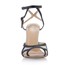Average Sandals Party & Evening Leatherette Round Toe Buckle Stiletto Heel