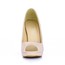 Open Toe Wedding Shoes Stiletto Heel Outdoor Average Girls' Opalescent Lacquers