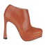 PU Wedding Shoes Outdoor Booties/Ankle Boots Average Stiletto Heel Zipper