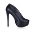 Round Toe Wedding Shoes PU Stiletto Heel Wide Rivet Girls'