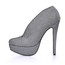 Extra Wide Pumps/Heels Stiletto Heel Women's Sparkling Glitter Closed Toe Sequined Cloth/Sparkling Glitter