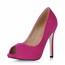 Wedding Pumps/Heels Narrow Stiletto Heel Flock Pumps/Heels Girls'