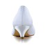 Women's Pumps/Heels Satin Closed Toe Ruched Graduation Low Heel