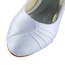 Women's Pumps/Heels Satin Closed Toe Ruched Graduation Low Heel