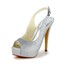 Graduation Platforms Women's Peep Toe Sequined Cloth/Sparkling Glitter Stiletto Heel Sparkling Glitter