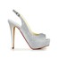 Graduation Platforms Women's Peep Toe Sequined Cloth/Sparkling Glitter Stiletto Heel Sparkling Glitter