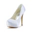 Women's Pumps/Heels Stiletto Heel Round Toe Wedding Satin