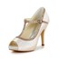 Party & Evening Platforms Satin Round Toe Stiletto Heel Split Joint Girls'