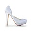 Satin Wedding Shoes Women's Stiletto Heel Sandals Dress