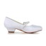 Graduation Wedding Shoes Girls' Low Heel Comfort Satin Buckle