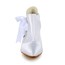 Lace-Up Wedding Shoes Pointed Toe Kitten Heel Satin Girls' Wedding