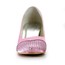 Spool Heel Pumps/Heels Rhinestone Girls' Average Cap-Toe Satin