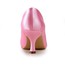 Spool Heel Pumps/Heels Rhinestone Girls' Average Cap-Toe Satin