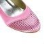 Spool Heel Pumps/Heels Rhinestone Girls' Average Cap-Toe Satin