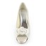 Peep Toe Platforms Women's Silk Like Satin Stiletto Heel Satin Flower Honeymoon