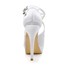 Party & Evening Pumps/Heels Round Toe Silk Like Satin Buckle Stiletto Heel Women's