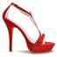 Stiletto Heel Platforms Buckle Sandals Silk Like Satin Girls' Dress
