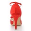 Buckle Wedding Shoes Stiletto Heel Silk Like Satin Dress Pumps/Heels Girls'