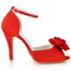 Buckle Wedding Shoes Stiletto Heel Silk Like Satin Dress Pumps/Heels Girls'
