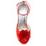 Buckle Wedding Shoes Stiletto Heel Silk Like Satin Dress Pumps/Heels Girls'